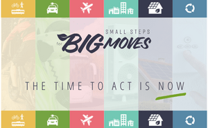 The graphic for "Small Steps for Big Moves", "The time to act is now". 